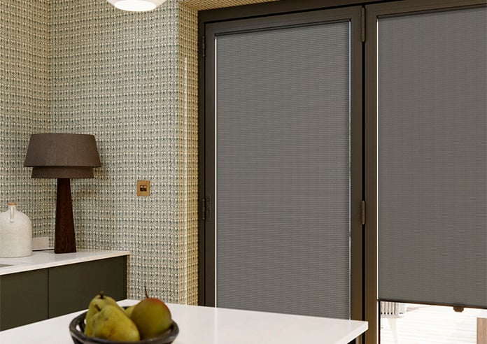 Halo, Midnight Grey - Stick Fit Slim Honeycomb Blind - Image 5